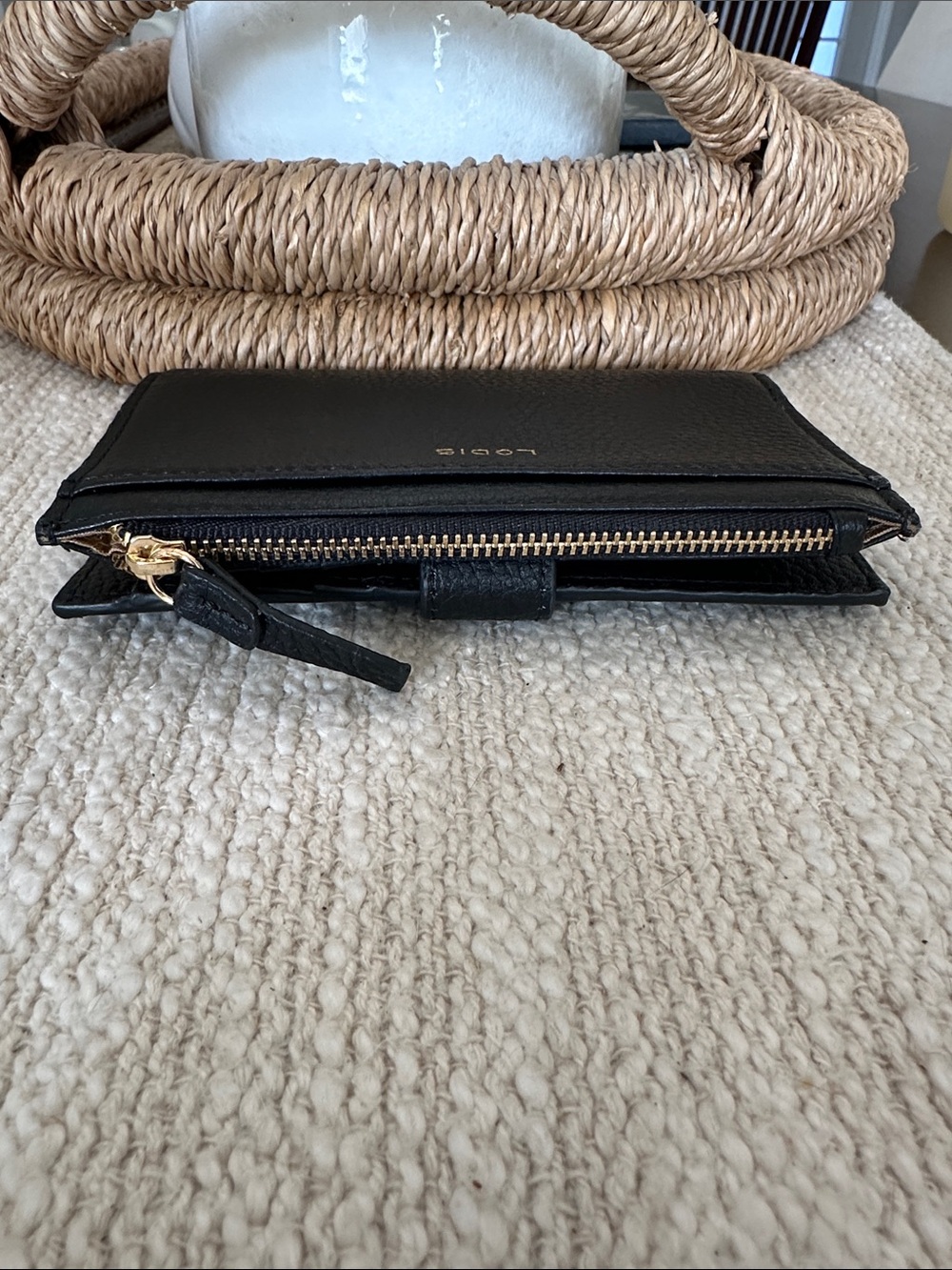 Lodis Black Pebbled Leather Wallet - Picture 4 of 10